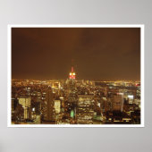 Poster Empire State Building (Devant)