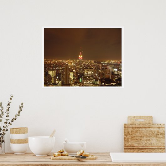 Poster Empire State Building (Cuisine)
