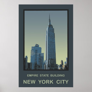 Poster Empire State Building de New York City