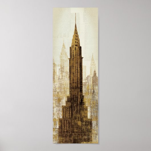 Poster Empire State Building NYC (Devant)