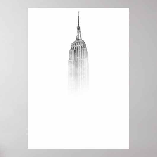 POSTER EMPIRE STATE BUILING SKETCH (Devant)