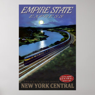 Poster Empire State Express New York Central Railroad