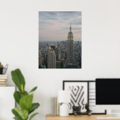 Poster Empire State Twilight (Bureau à domicile)