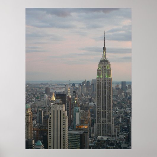 Poster Empire State Twilight (Devant)