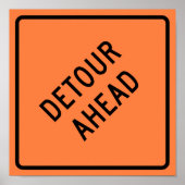 Poster Emplacement de l'autoroute de construction de Deto (Devant)