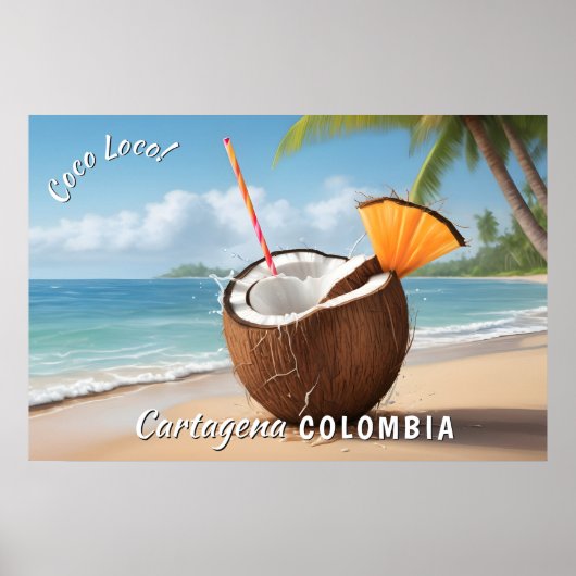 Poster Emplacement personnalisé Coco Loco (Devant)