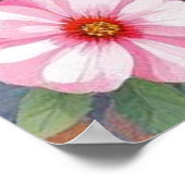 Poster Emplacements en aquarelle florale 1 (Coin)