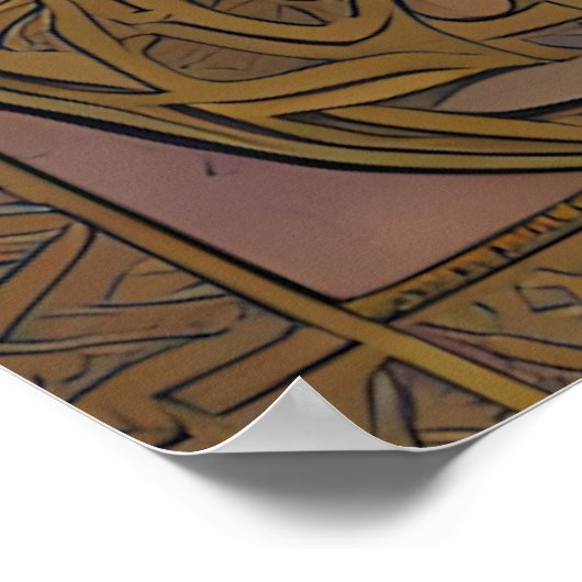 Poster Emploi - Alphonse Mucha Remix (Coin)