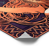 Poster Emploi publicitaire Art Nouveau vintage 1896 Mucha (Coin)