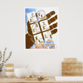 Poster Emplois en arts industriels 1936 WPA (Cuisine)