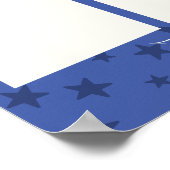 Poster Employé de couleur personnalisé de l'affichage pho (Coin)