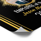 Poster Employé de Faux or de l'année certificat (Coin)