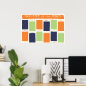 Poster Employé de l'affichage photo de la reconnaissance (Bureau à domicile)