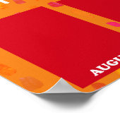 Poster Employé de l'affichage photo du mois de la reconna (Coin)