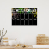 Poster Employé de l'affichage photo Fireworks du mois (Cuisine)