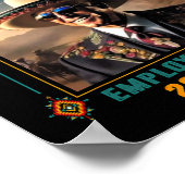 Poster Employé De L'Année Du Cartel Mexicain - Biden (Coin)