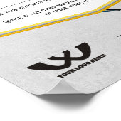 Poster Employé de l'emblème d'or du certificat du mois (Coin)