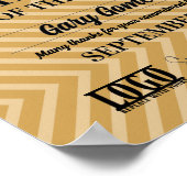 Poster Employé du certificat d'affichage du mois (Coin)