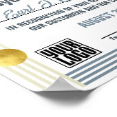 Poster Employé du certificat du mois ou téléchargement (Coin)