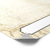 Poster employé du mois affichage pour les photos 4x6 (Coin)