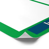 Poster employé du mois affichage pour les photos 4x6 (Coin)