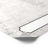 Poster employé du mois affichage pour les photos 4x6 (Coin)