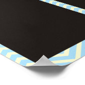 Poster employé du mois affichage pour les photos 4x6 (Coin)