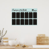 Poster employé du mois affichage pour les photos 4x6 (Cuisine)