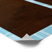 Poster employé du mois affichage pour les photos 4x6 (Coin)