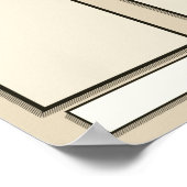 Poster employé du mois affichage pour les photos 4x6 (Coin)