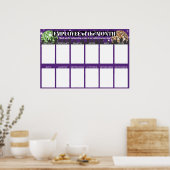 Poster employé du mois affichage pour les photos 4x6 (Cuisine)