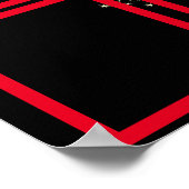 Poster Employé du mois affichage trimestriel des photos (Coin)