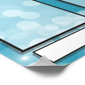 Poster employé du mois reconnaissance photo affichage (Coin)