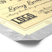 Poster Employé le plus performant du mois de l'affichage  (Coin)