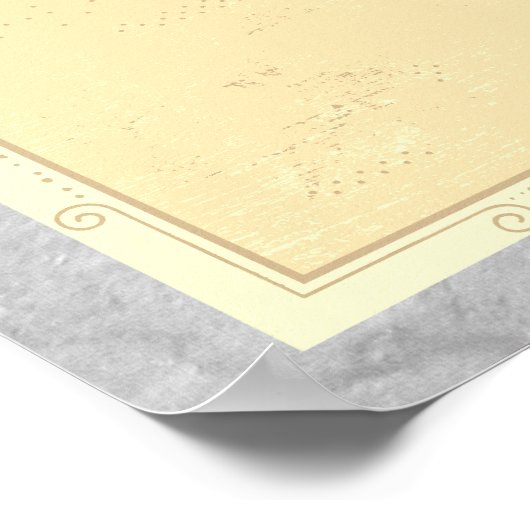 Poster Employé le plus performant du mois de l'affichage  (Coin)