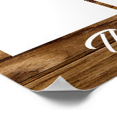 Poster Employé photo couleur personnalisée de l'affichage (Coin)