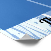 Poster Employé photo de l'affichage de la reconnaissance  (Coin)