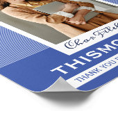 Poster Employé photo personnalisé de la note de certifica (Coin)