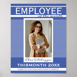 Poster Employé photo personnalisé de la note de certifica