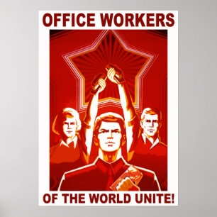 Poster Employés de bureau
