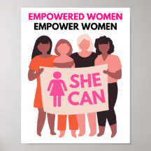 Empowered Women, Empower Women Wall Print