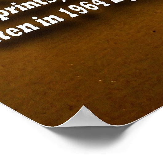 Poster Empreinte 1 (Coin)