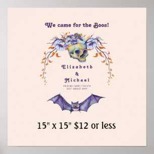 Poster Empreinte Arbre Halloween Halloween Budget BOOS