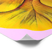 Poster Empreinte d'affiches d'art botanique Primula (Coin)