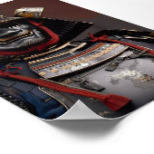 Poster Empreinte de cartes murales d'art de l'armure Samu (Coin)