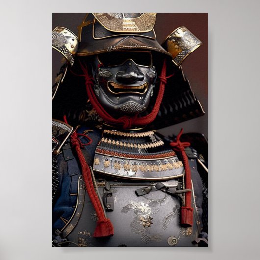 Poster Empreinte de cartes murales d'art de l'armure Samu (Devant)