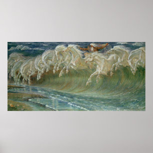 Poster Empreinte de chevaux Neptunes