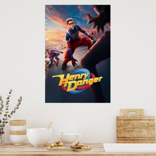Poster empreinte de danger de henry (Cuisine)