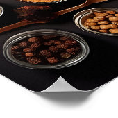 Poster Empreinte de la photographie alimentaire, épice Cu (Coin)