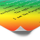 Poster Empreinte de l'affiche de Dieu (Coin)